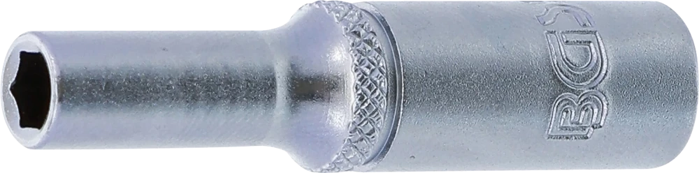 Dugókulcs, hatszögletű, mély | 6,3 mm (1/4") | 5 mm