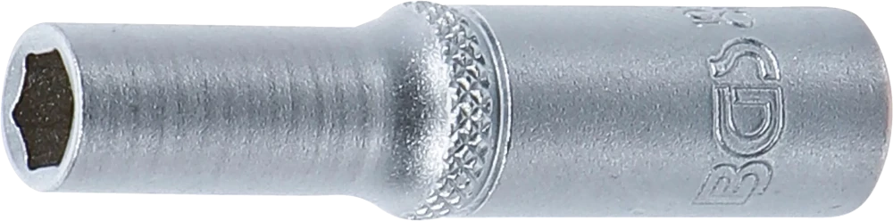 Dugókulcs, hatszögletű, mély | 6,3 mm (1/4") | 6 mm