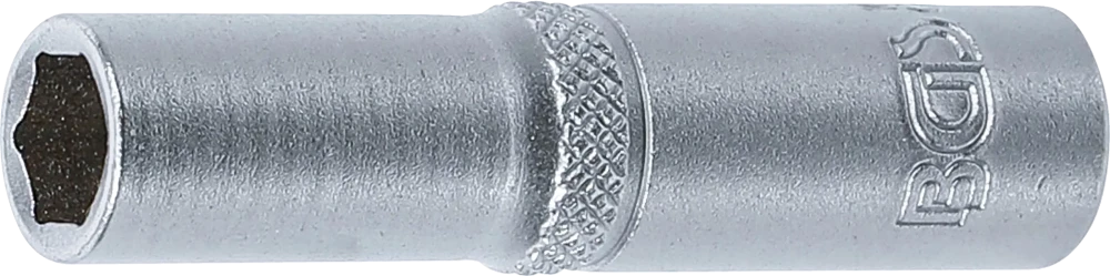Dugókulcs, hatszögletű, mély | 6,3 mm (1/4") | 7 mm