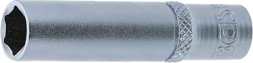 Dugókulcs, hatszögletű, mély | 6,3 mm (1/4") | 8 mm
