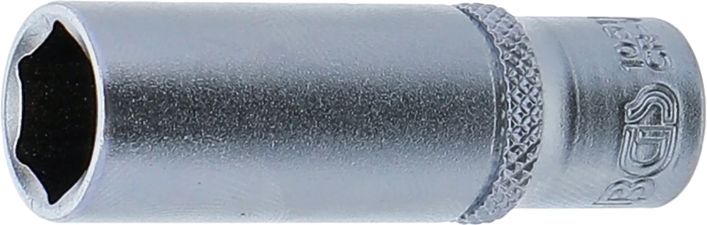 Dugókulcs, hatszögletű, mély | 6,3 mm (1/4") | 11 mm