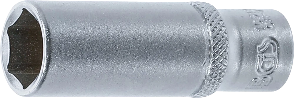 Dugókulcs, hatszögletű, mély | 6,3 mm (1/4") | 12 mm