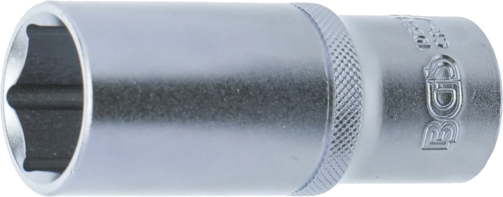 Dugókulcs, hatszögletű, mély | 12,5 mm (1/2") | 23 mm