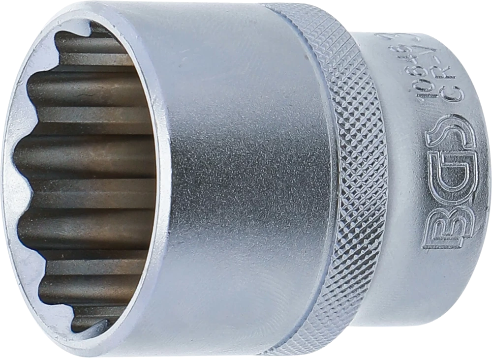 Dugókulcs, tizenkétszögletű | 12,5 mm (1/2") | 30 mm