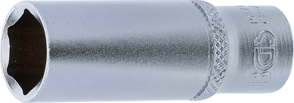 Dugókulcs, hatszögletű, mély | 6,3 mm (1/4") | 1/2"