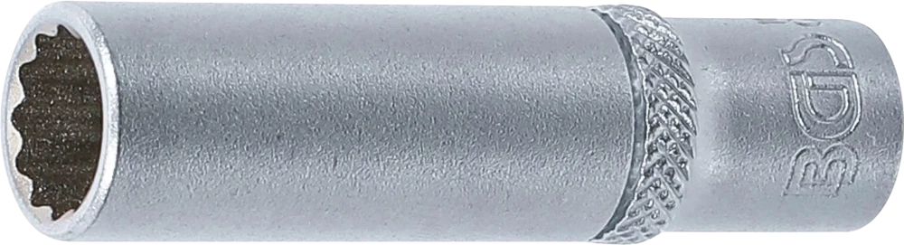 Dugókulcs, tizenkétszögletű, mély | 6,3 mm (1/4") | 9 mm