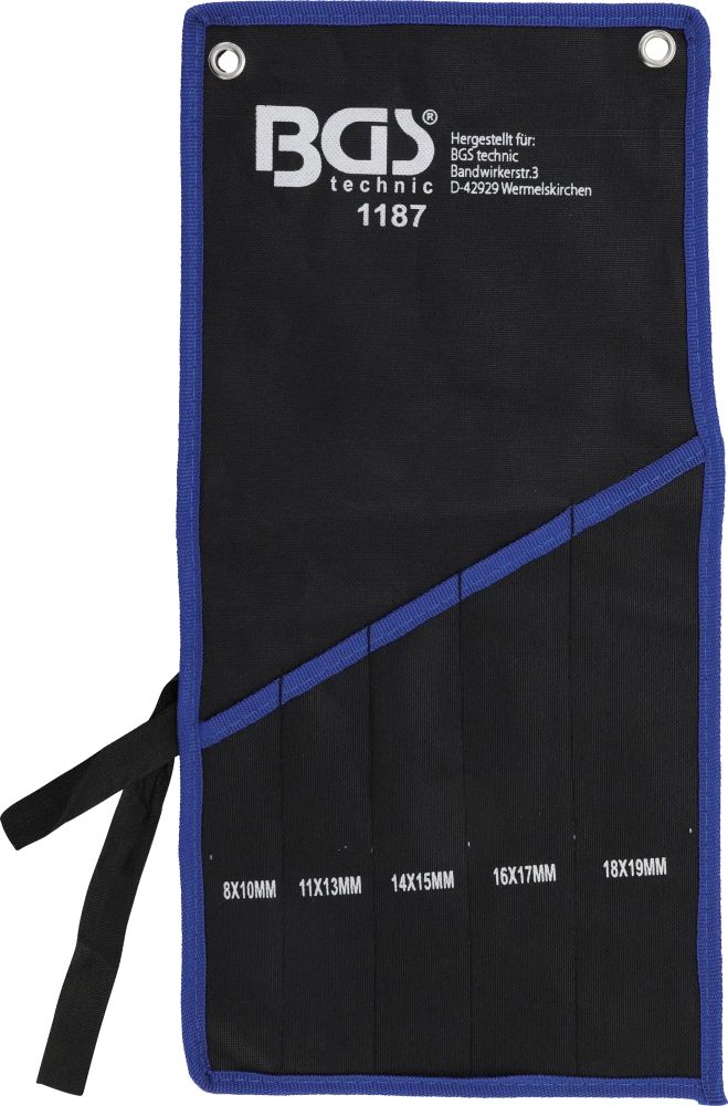 Üres tok a BGS 1187-hez