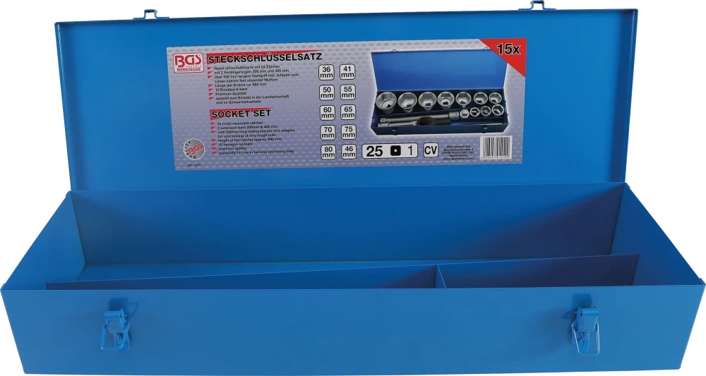 Üres fém kazetta a BGS 1210-hez