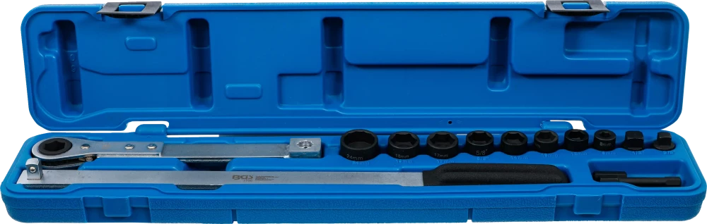 Bordás ékszíj be- és kiszerelőkészlet | 10 mm (3/8") + 12,5 mm (1/2")