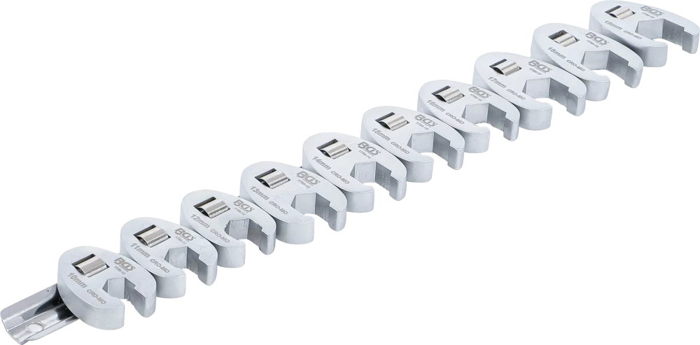 Hollanderkulcs készlet | 10 mm (3/8") | 10 - 19 mm | 10 darabos