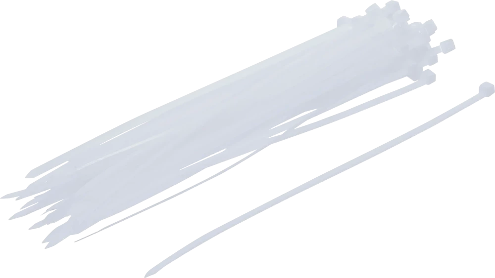 Kábelkötegelő-készlet | fehér | 4,8 x 250 mm | 50 darabos