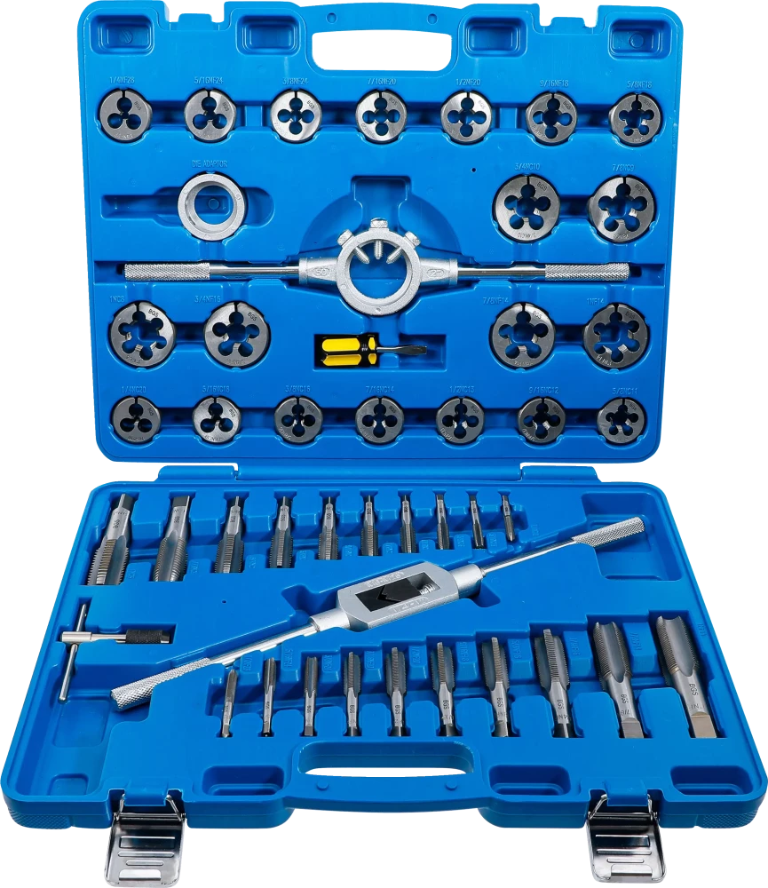 Menetvágó készlet | collos | 1/4" - 1" | 45 darabos