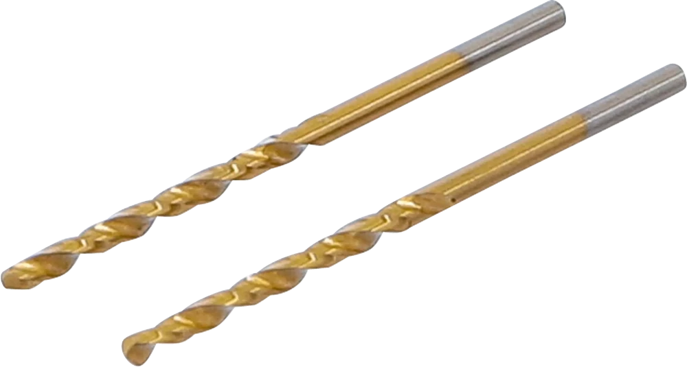 Spirálfúró | HSS-G | titánnal ötvözött nitrátozott | 2,5 mm | 2 darabos
