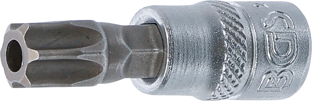 Behajtófej | 6,3 mm (1/4") | T-profil (Torx) T50 furattal