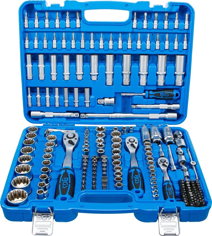 Dugókulcskészlet Gear Lock | 6,3 mm (1/4") / 10 mm (3/8") / 12,5 mm (1/2") | 192 darabos