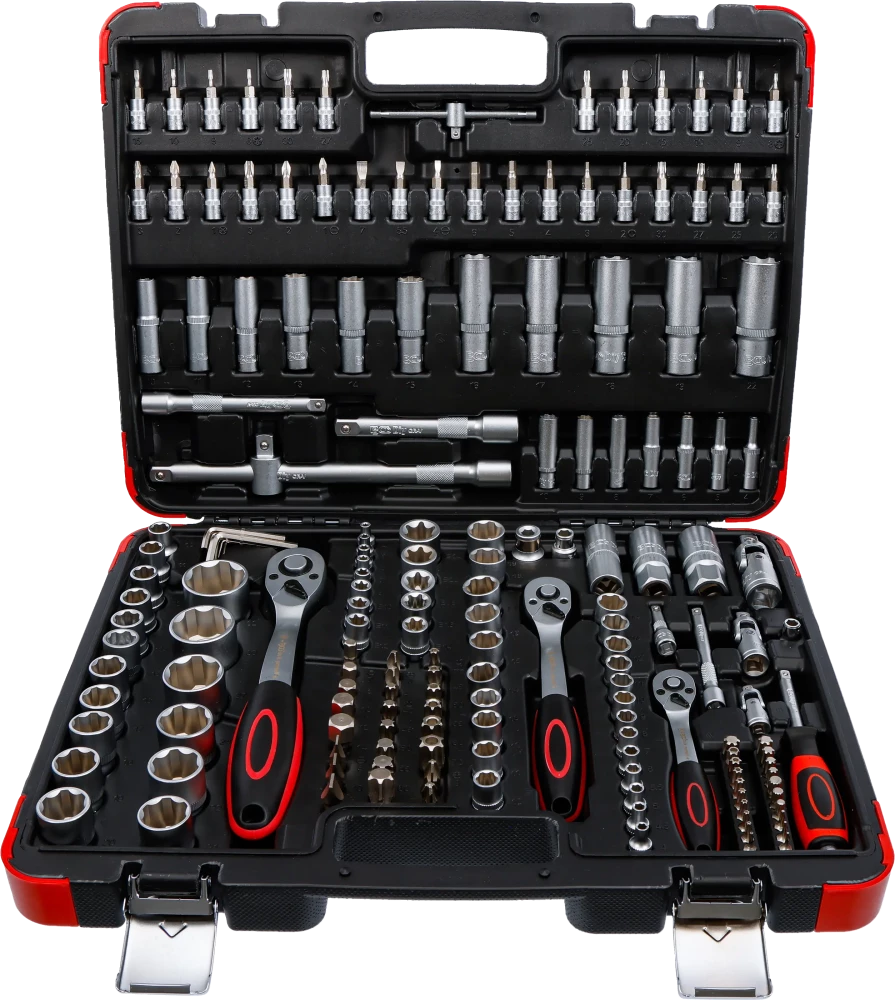 Dugókulcskészlet | 6,3 mm (1/4") / 10 mm (3/8") / 12,5 mm (1/2") | 172 darabos