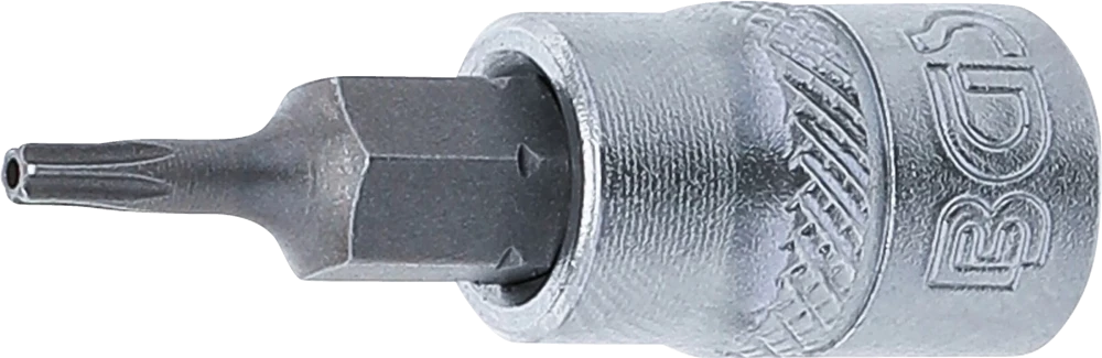 Behajtófej | 6,3 mm (1/4") | T-profil (Torx) T8 furattal