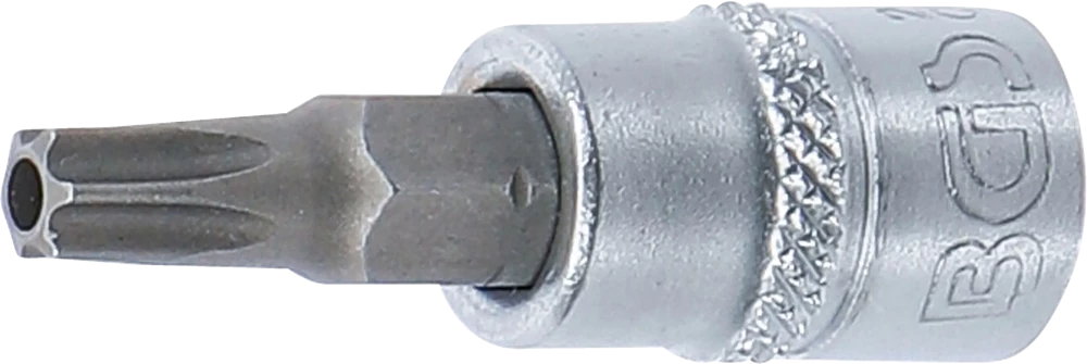Behajtófej | 6,3 mm (1/4") | T-profil (Torx) T27 furattal