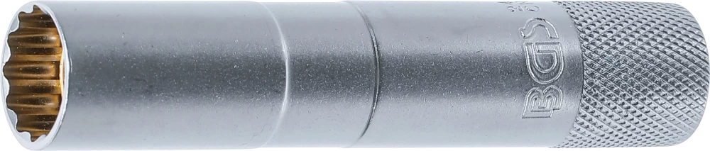Gyújtógyertya kulcs mágnessel, tizenkétszögletű, hosszú | 10 mm (3/8") | 14 mm