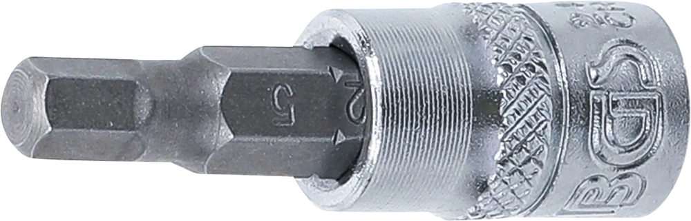 Behajtófej | 6,3 mm (1/4") | Belső hatszögletű 5 mm