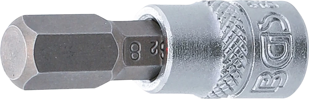 Behajtófej | 6,3 mm (1/4") | Belső hatszögletű 8 mm