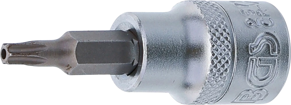 Behajtófej | 10 mm (3/8") | T-profil (Torx) T20 furattal