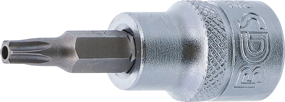 Behajtófej | 10 mm (3/8") | T-profil (Torx) T25 furattal