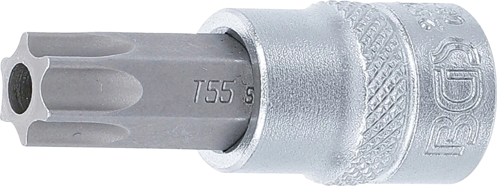 Behajtófej | 10 mm (3/8") | T-profil (Torx) T55 furattal
