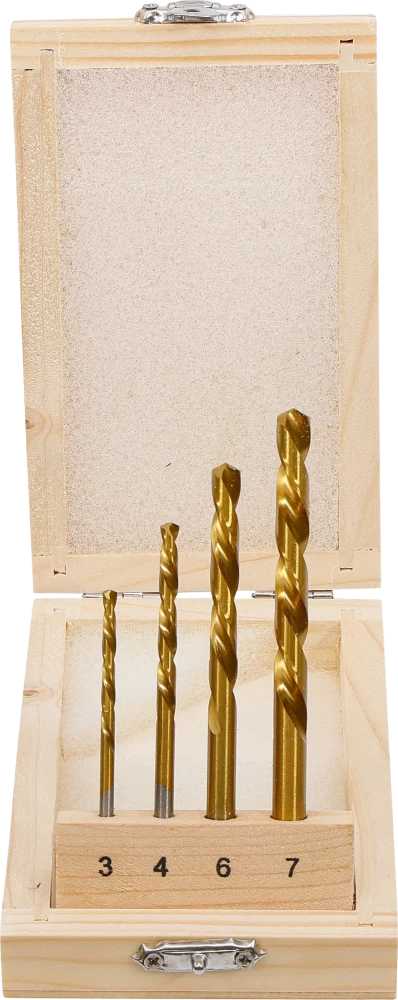 Spirálfúrókészlet | HSS | balos | 4 darabos