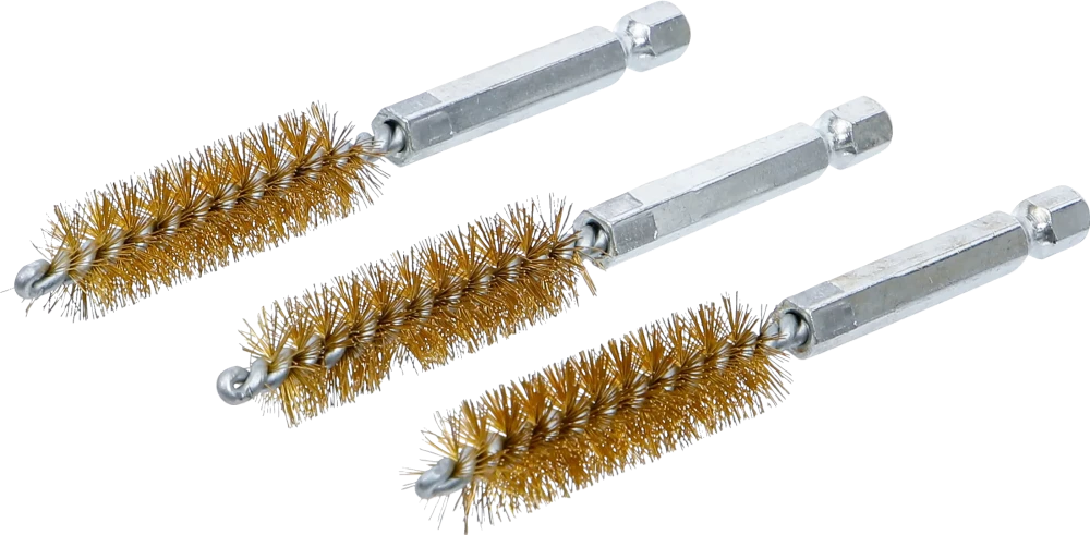 Sárgarézkefe | 13 mm | 6,3 mm (1/4") | 3 darabos