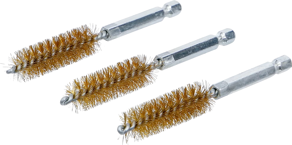 Sárgarézkefe | 14 mm | 6,3 mm (1/4") | 3 darabos