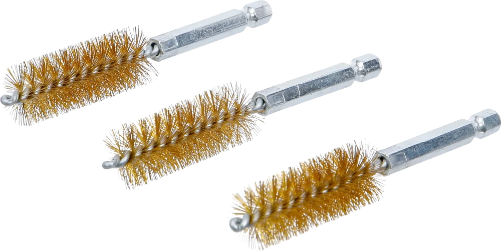 Sárgarézkefe | 17 mm | 6,3 mm (1/4") | 3 darabos