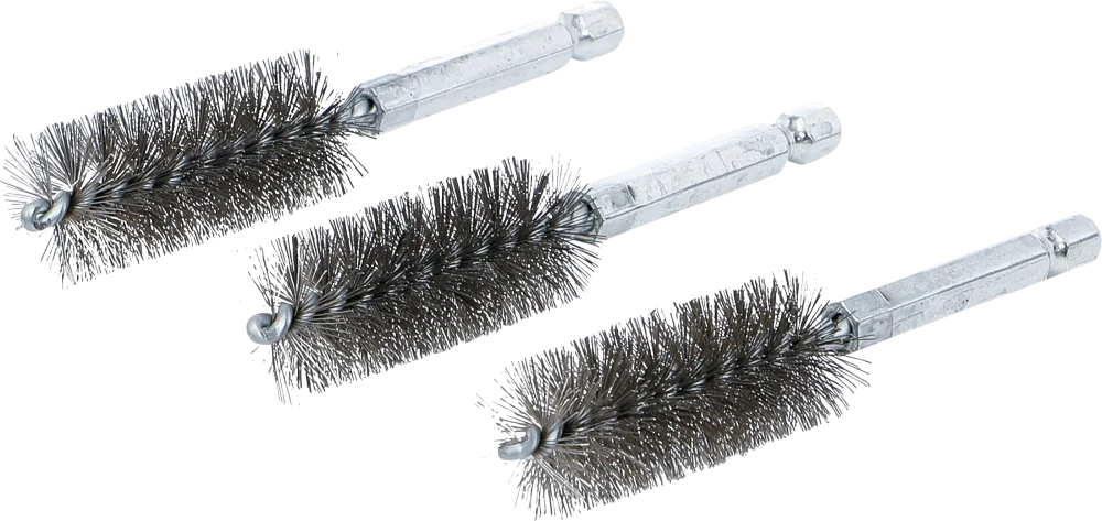 Acélkefe | 19 mm | 6,3 mm (1/4") | 3 darabos