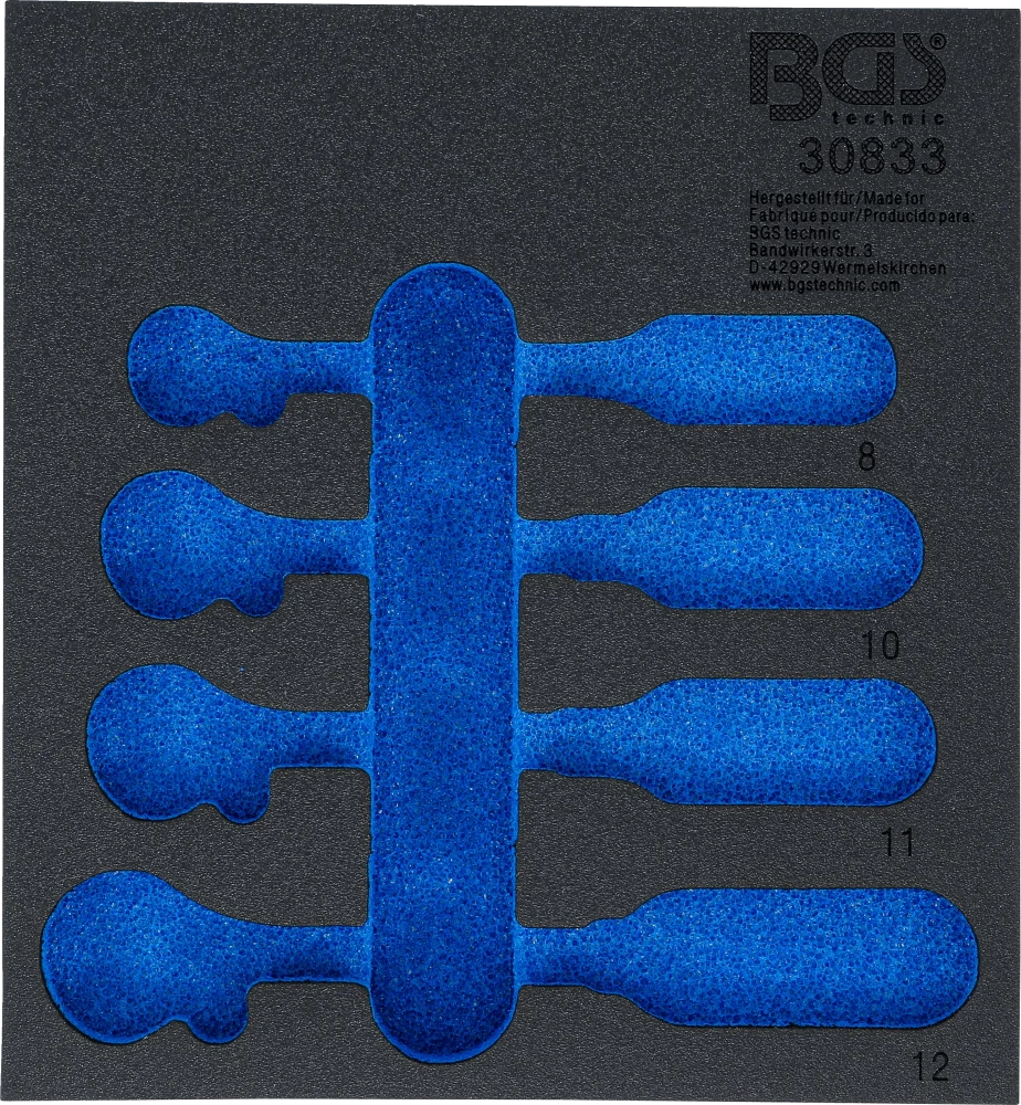 Műhelykocsi-betét 1/6 | üres | a BGS 30833-hez
