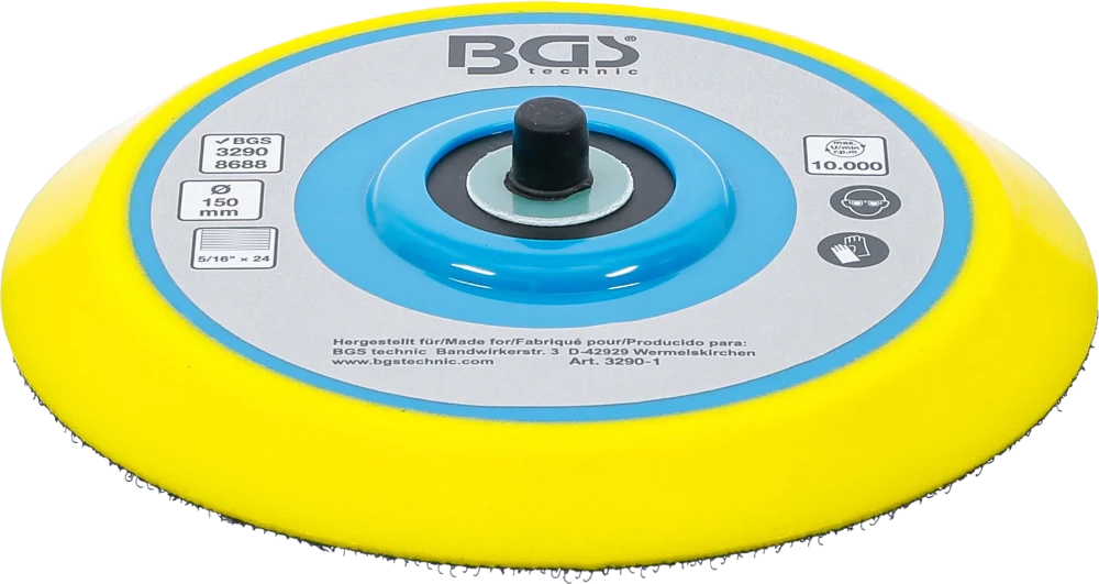 Tépőzáras tárcsa a BGS 3290 / 8688-hez | Ø 150 mm