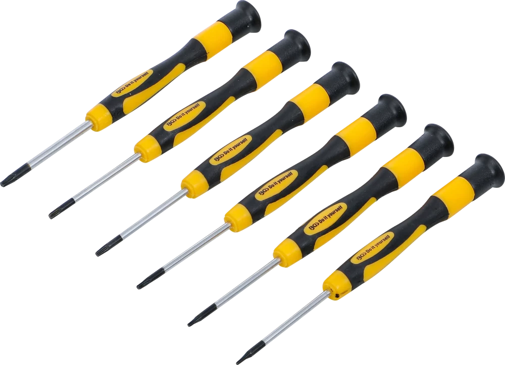 Műszerész csavarhúzó készlet | T-profil (Torx) | 6 darabos