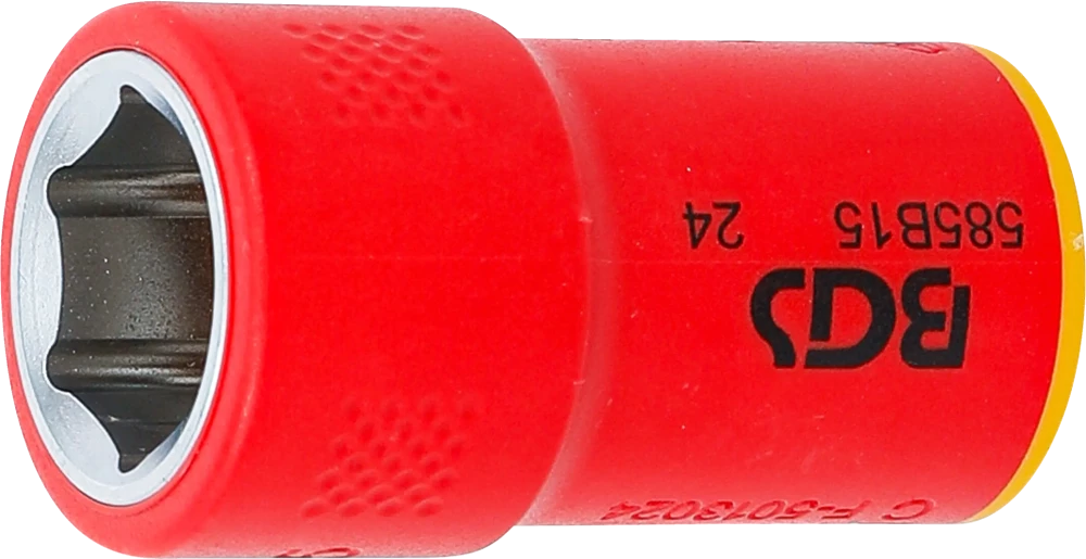 VDE dugókulcs hatszögletű | 10 mm (3/8") | 15 mm