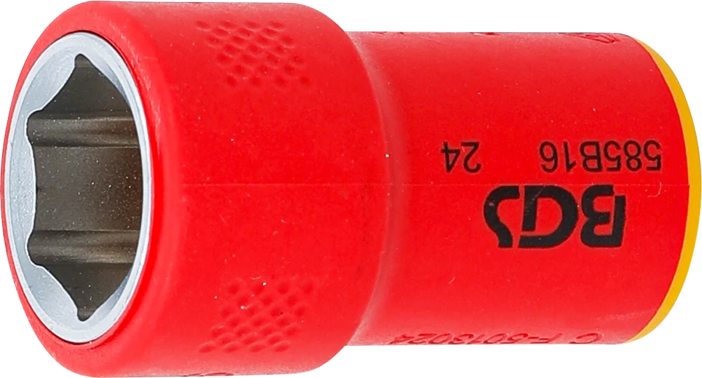 VDE dugókulcs hatszögletű | 10 mm (3/8") | 16 mm