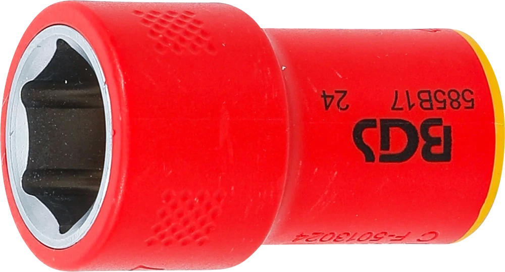 VDE dugókulcs hatszögletű | 10 mm (3/8") | 17 mm