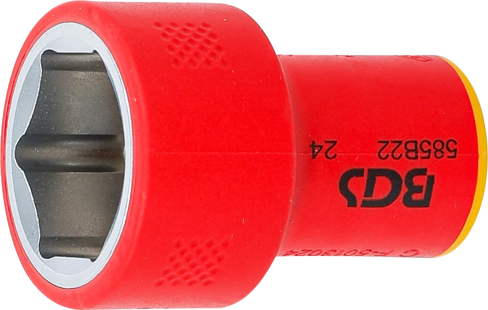 VDE dugókulcs hatszögletű | 10 mm (3/8") | 22 mm