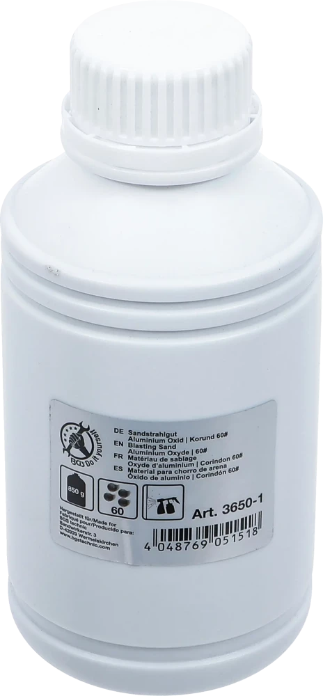 Homokfúvó anyag | Alumínium-oxid | Korund 60# | 850 g