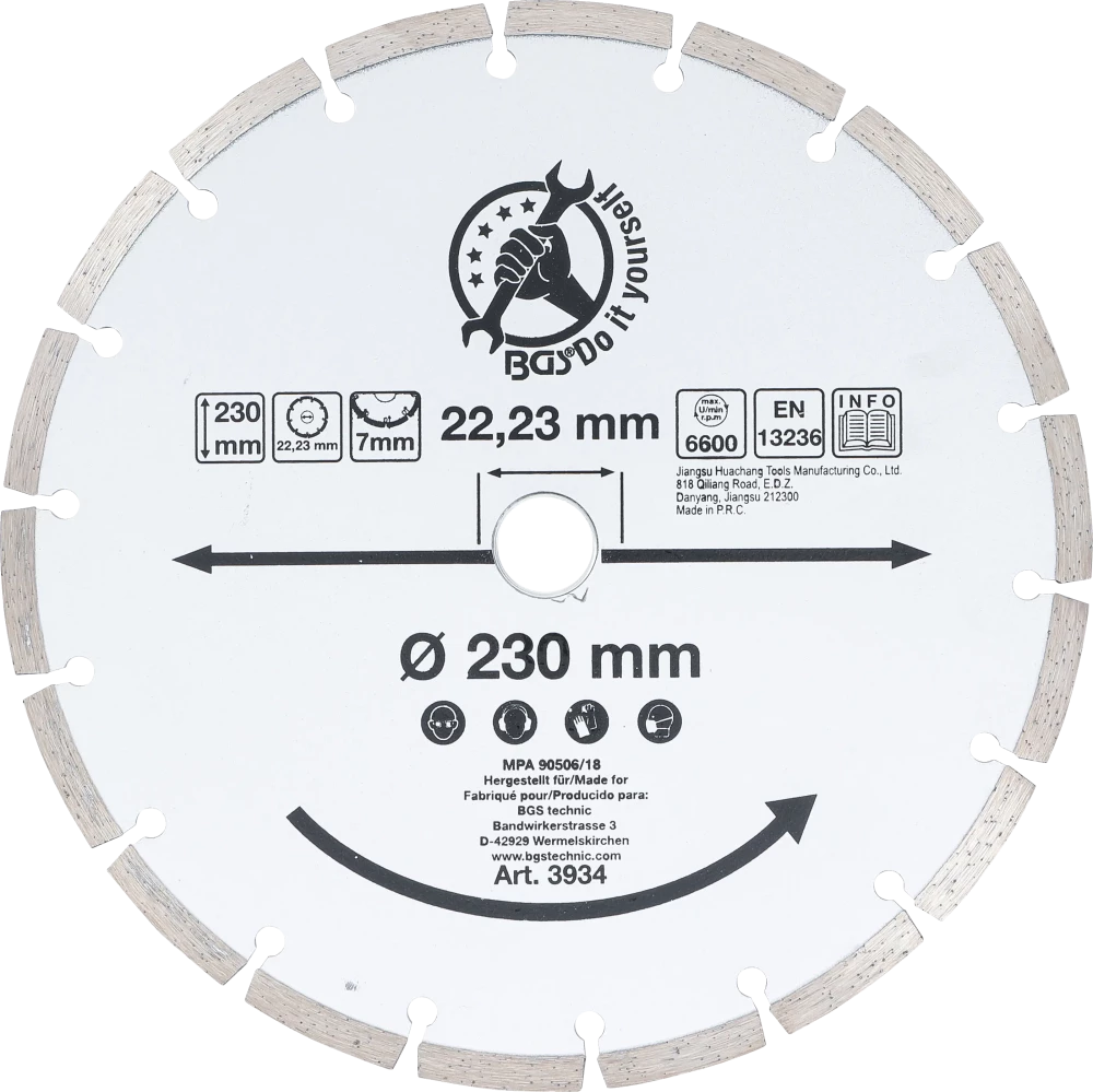 Szegmentált vágókorong | Ø 230 mm