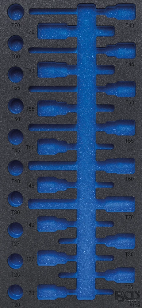 Műhelykocsi-betét 1/3 | üres | a BGS 4119-hez