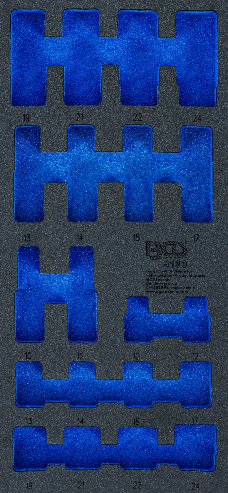 Műhelykocsi-betét 1/3 | üres | a BGS 4130-hez