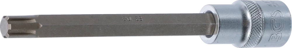 Behajtófej | Hossz 140 mm | 12,5 mm (1/2") | Ékprofil (RIBE) M10,3