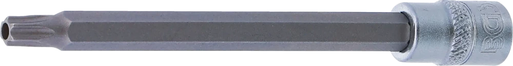 Behajtófej | Hossz 100 mm | 6,3 mm (1/4") | T-profil (Torx) T30 furattal