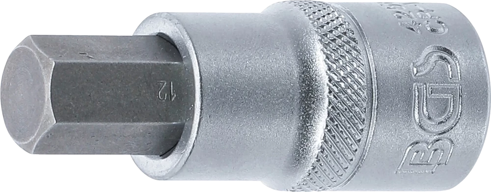 Behajtófej | 12,5 mm (1/2") | Belső hatszögletű 12 mm