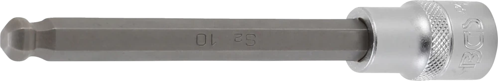 Behajtófej | Hossz 140 mm | 12,5 mm (1/2") | Belső hatszögletű gömbfejes 10 mm