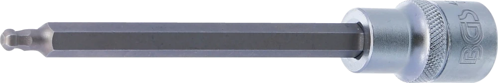 Behajtófej | Hossz 140 mm | 12,5 mm (1/2") | Belső hatszögletű gömbfejes 5 mm