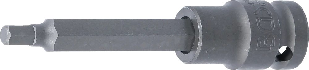 Levegős dugókulcs | Hossz 100 mm | 12,5 mm (1/2") | Belső hatszögletű 6 mm